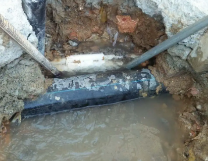 乃东测漏水之水管漏水